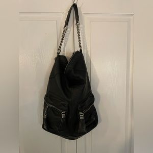 B Makowksy beautiful black leather bag